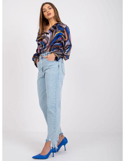 Női nyomtatott blúz DIYA fekete