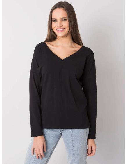 Dámská halenka s dlouhými rukávy Libourne RUE PARIS černá 