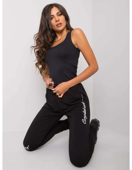 Női melegítőnadrág HAYLEE felirattal fekete