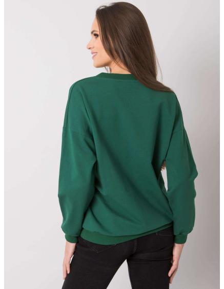 Női kapucnis pulóver Marseille RUE PARIS sötétzöld