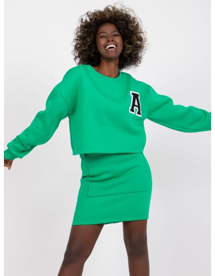 Női szett szoknyával BRIXEN zöld