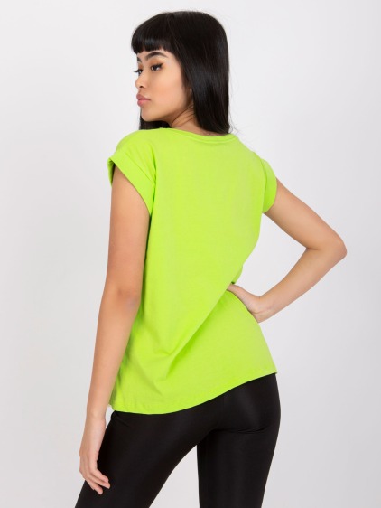 Női basic póló Atlanta RUE PARIS világoszöld