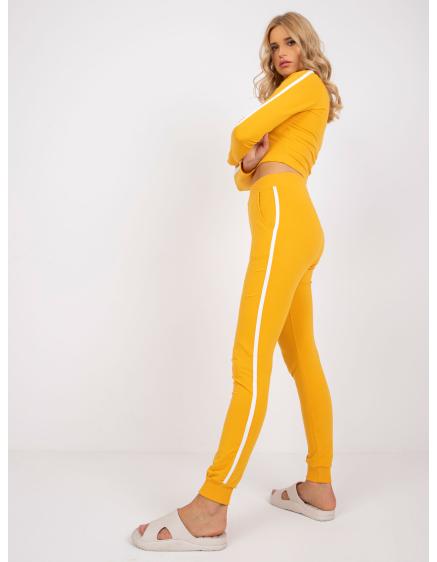 Női szett nadrággal Nias RUE PARIS világos narancssárga