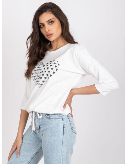 Női blúz BLINDY ekrü színnel