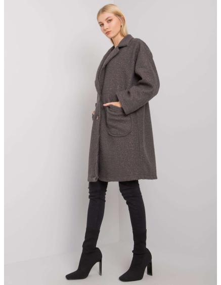 Női kabát zsebekkel Bedford OCH BELLA grafit