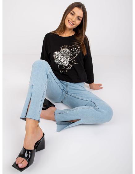 Dámska blúzka Elizabeth RUE PARIS čierna