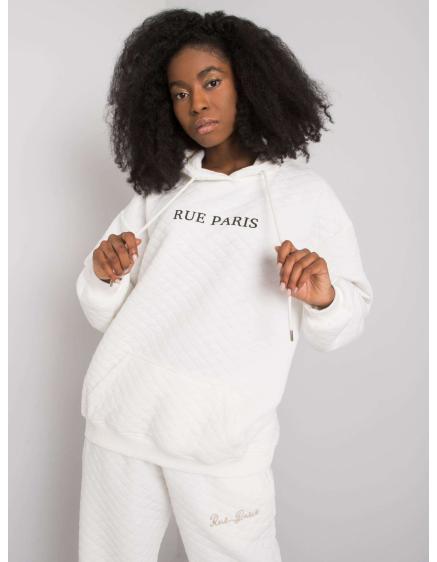 Dámska prešívaná mikina Hanna RUE PARIS ecru