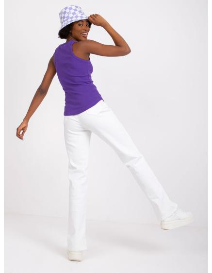 Dámsky pruhovaný top Eston RUE PARIS tmavo fialový