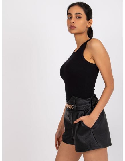 Női pántnélküli felső Eston RUE PARIS fekete