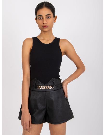 Női pántnélküli felső Eston RUE PARIS fekete