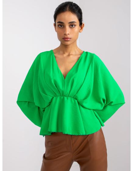 Dámská halenka se širokými rukávy RAQUELA zelená