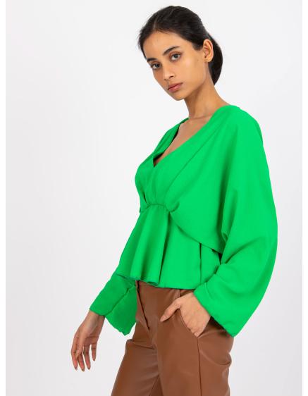 Dámská halenka se širokými rukávy RAQUELA zelená