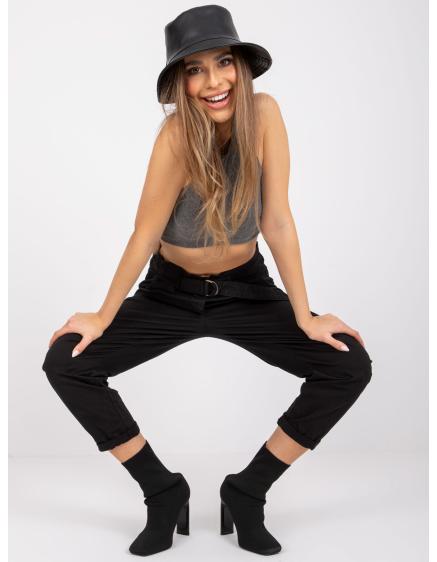 Női CABRERA pamut nadrág fekete