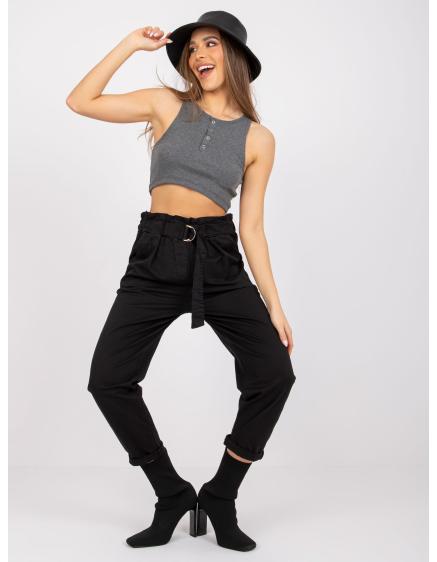 Női CABRERA pamut nadrág fekete