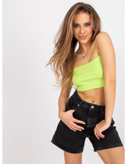 Dámský top Aria RUE PARIS světle zelený  