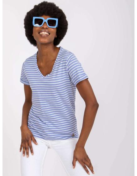 Női póló női STITCH & SOUL világoskék