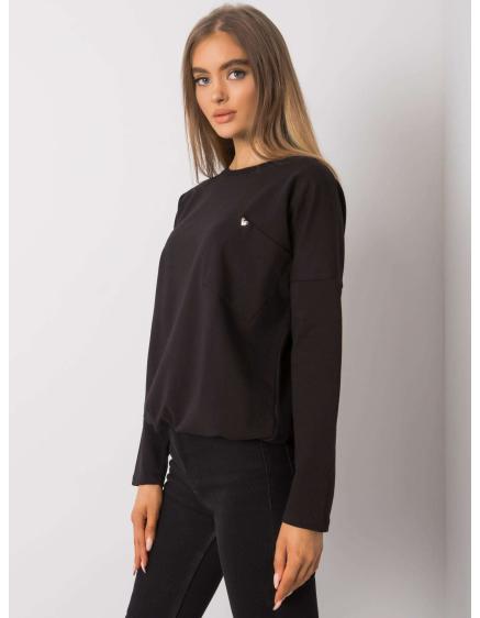 Női blúz zsebbel ORINE fekete