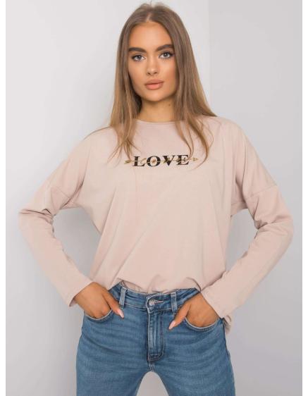 Női hosszú ujjú blúz Rochester RUE PARIS RUE PARIS világos bézs