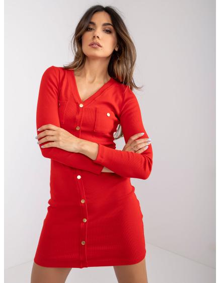 Dámské šaty Cindy RUE PARIS červené 