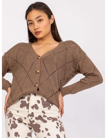 Női pulóver Elisabete RUE PARIS barna