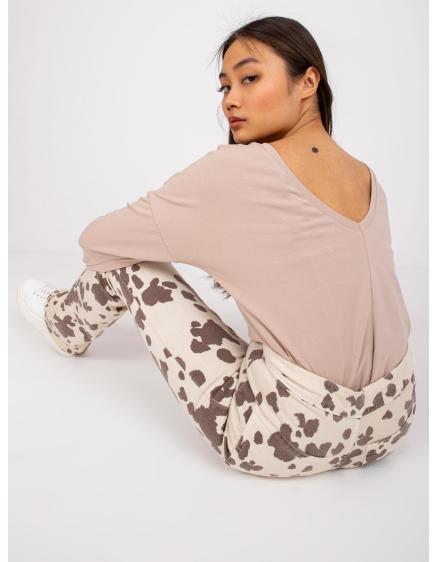 Női blúz LARISSA bézs színben