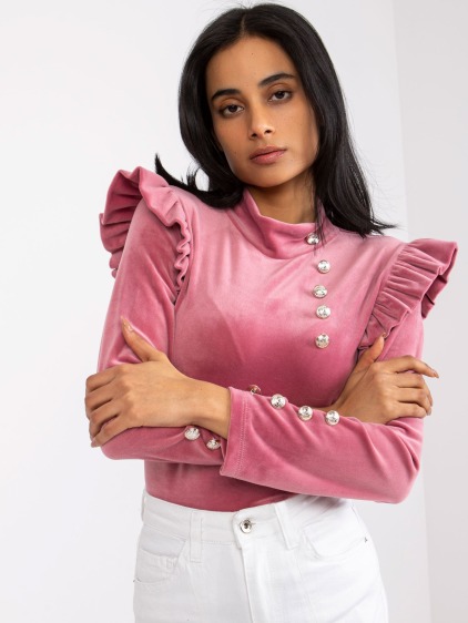 Dámska blúzka s dlhými rukávmi CAPRI pink
