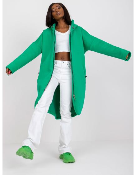 Női Tina RUE PARIS pulóver sötétzöld