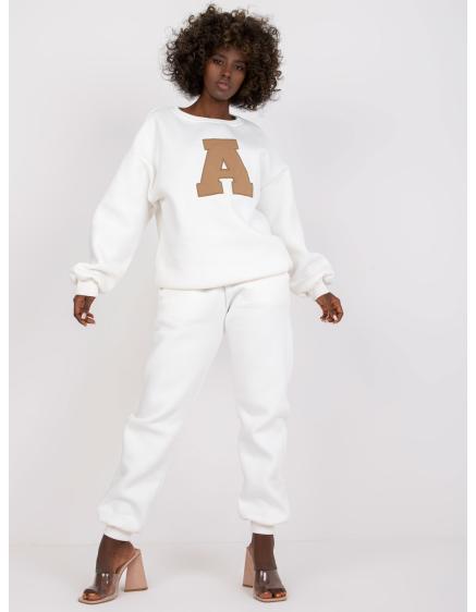 Női zsebes edzőruha EDVIGE ekrü színű