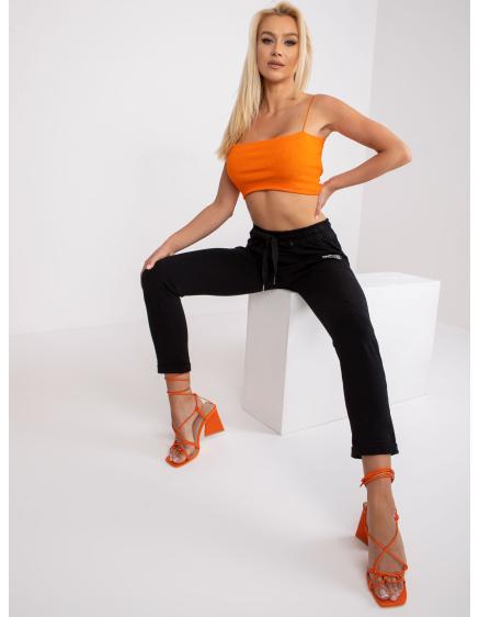 Női magas derekú melegítőnadrág SAVONA fekete