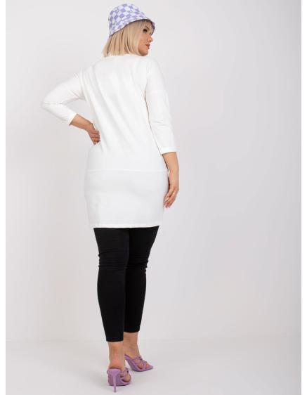 Női plus size tunika JANA ekrü színű