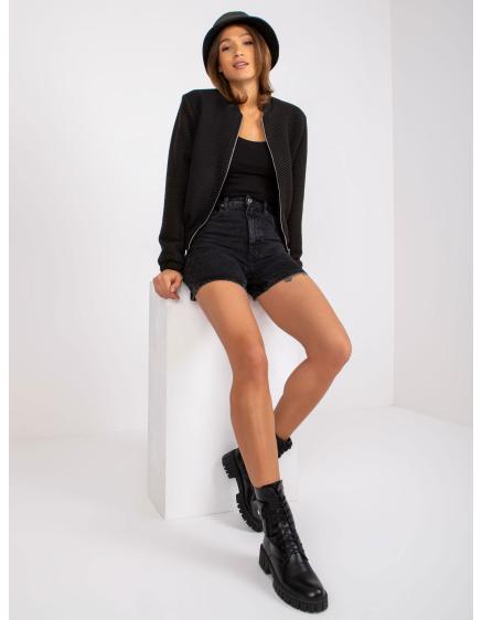 Dámská bunda s kapsami přechodná Haiti RUE PARIS černá  