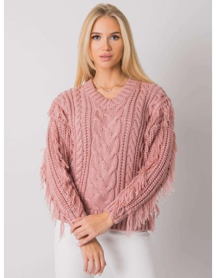 Női kockás pulóver Oregon RUE PARIS rózsaszín Oregon rózsaszín