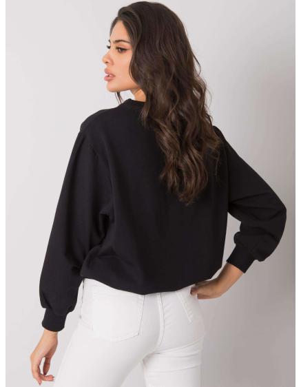 Dámská mikina s nápisem Ercolano RUE PARIS černá 