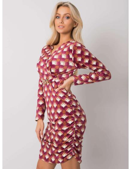 Dámské šaty se vzorem MONTILLA růžové 