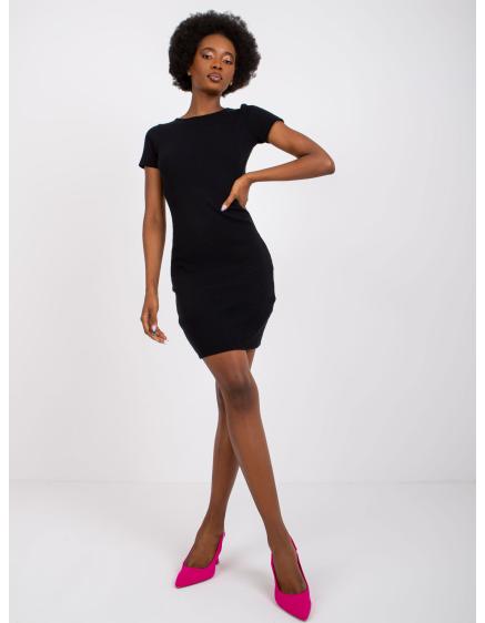 Női rövid ujjú ruha Nora RUE PARIS Nora RUE PARIS fekete