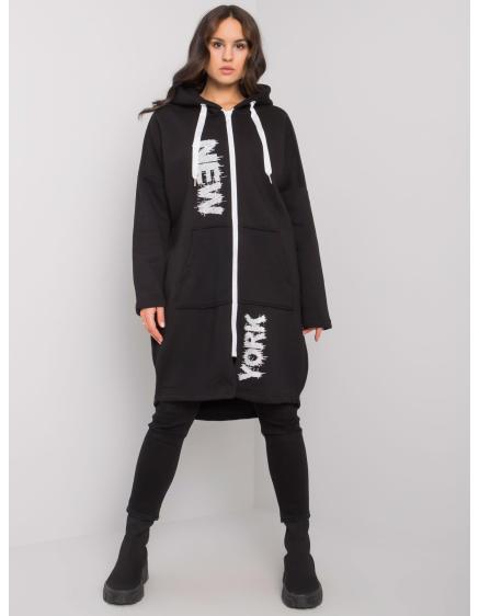 Női kapucnis pulóver LORIENT fekete