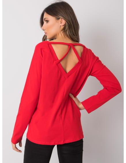 Női hosszú ujjú blúz Libourne RUE PARIS vörös