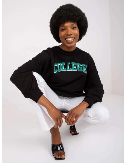 Dámska bavlnená mikina JESSICA čierna