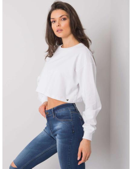 Dámska základná krátka blúzka SIMEONA biela