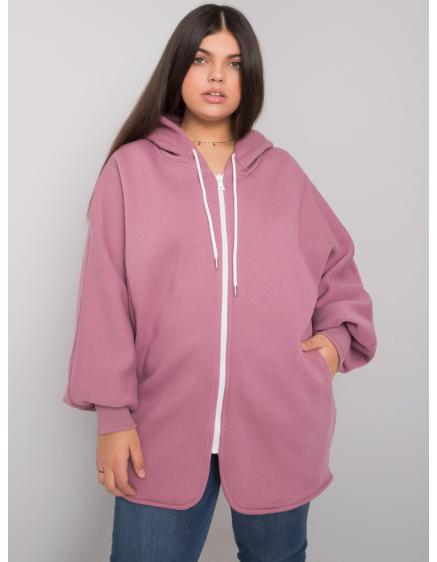 Női plus size pulóver ELLA pink