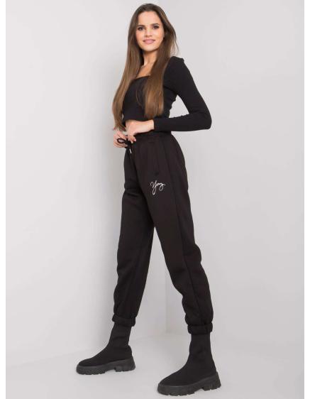 Dámské tepláky s nápisem LILY černé 