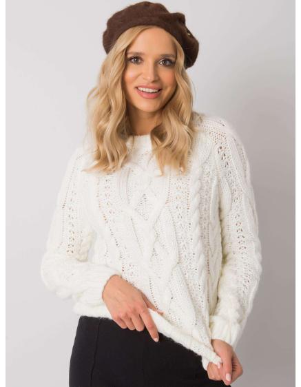 Női barett applikációval barna