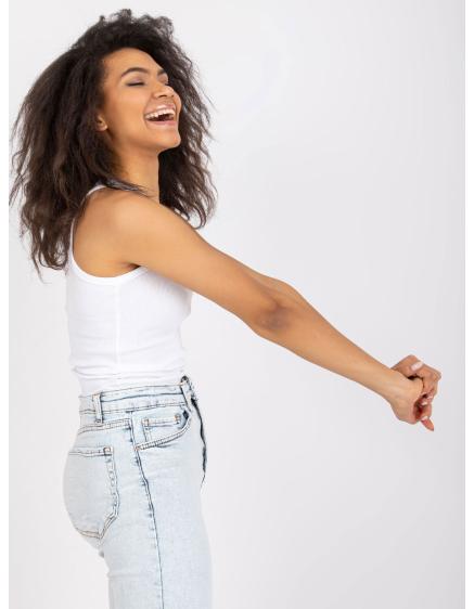 Dámsky pruhovaný top Eston RUE PARIS white