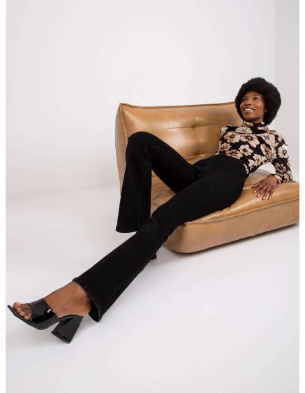 Dámska blúzka s potlačou CORNELIA čierno-béžová