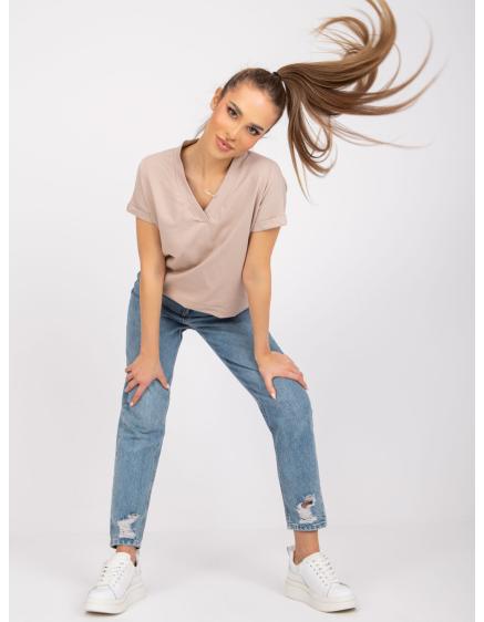 Női póló SEVERINE világos bézs