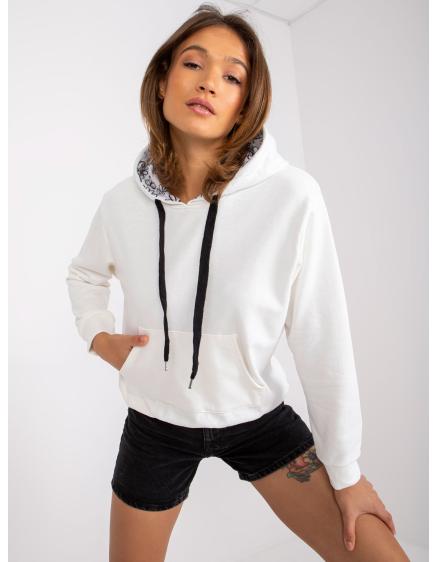 Női kenguru pulóver PALENCIA ekrü színben