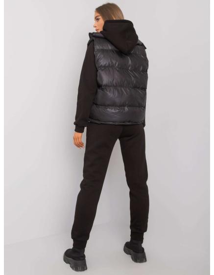 Női szett mellénnyel AYSEL fekete