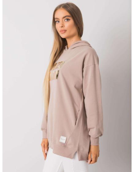 Női pulóver Clothilde RUE PARIS sötétbézs sötétbézs