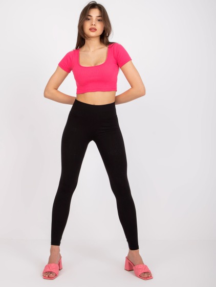 Női leggings elasztikus derékkal Albina RUE PARIS fekete