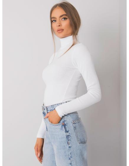 Dámská halenka s rolákem a pruhy Elisee RUE PARIS bílá 